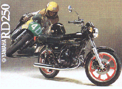 Werbung für RD250 '78